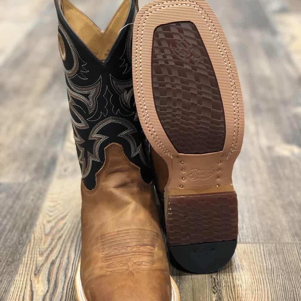 justin caddo brown boots