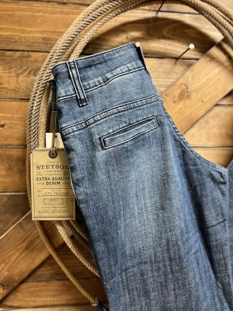 Stetson Brown Denim 5 Pocket Maxi Skrit main image 1