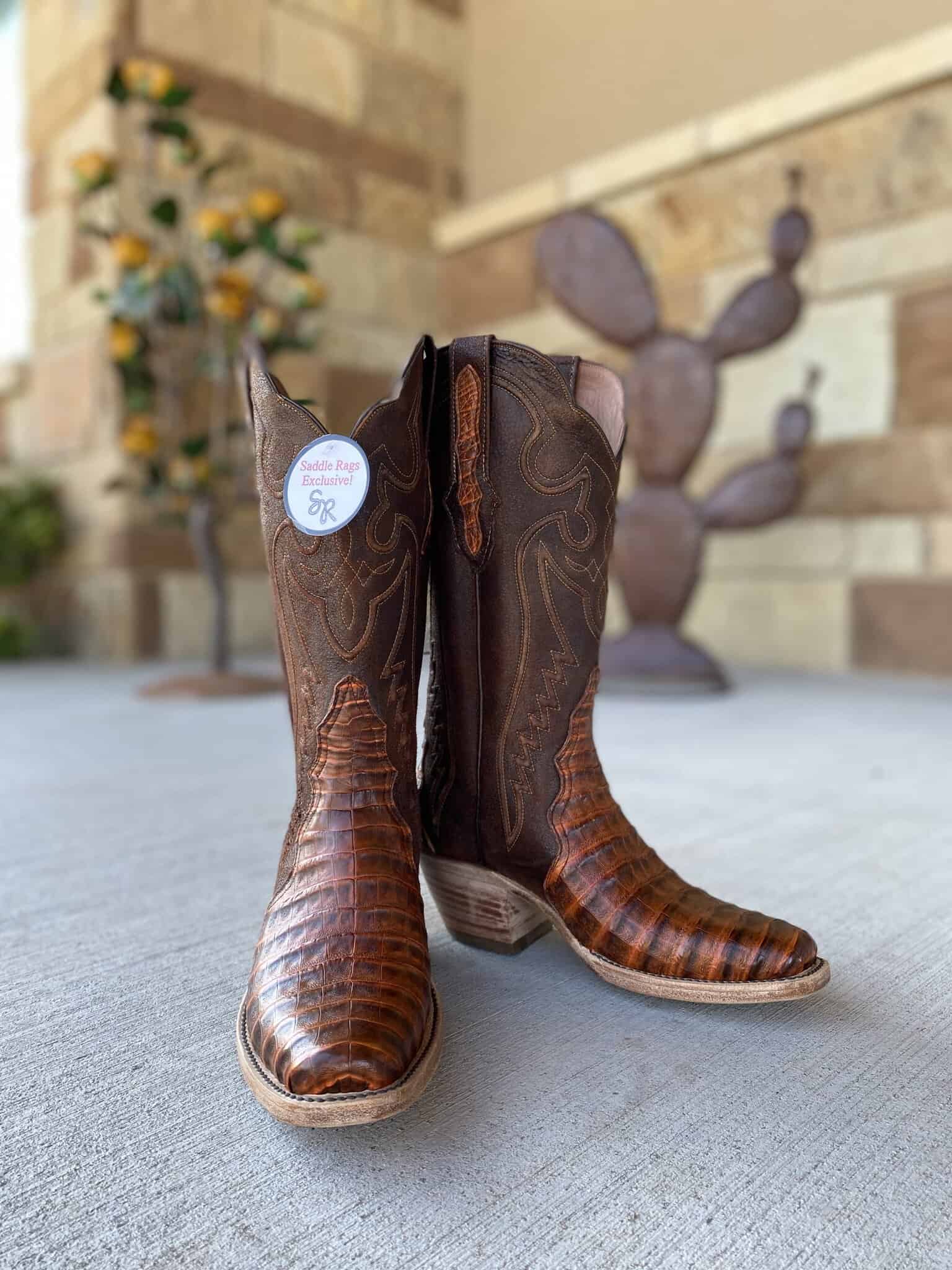 Caiman cowboy boots on sale