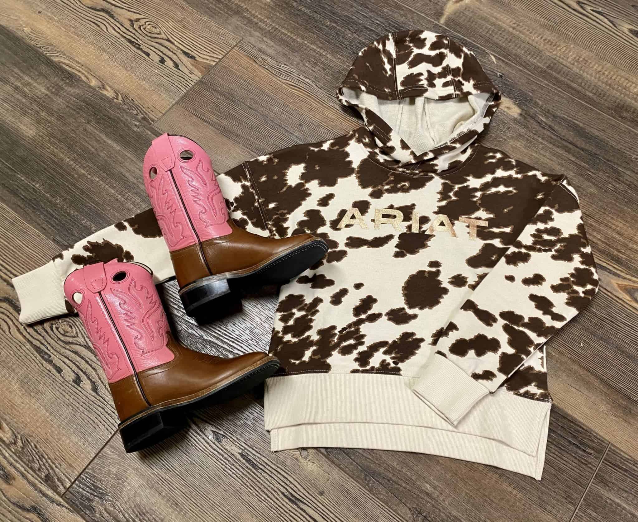 cowhide hoodie