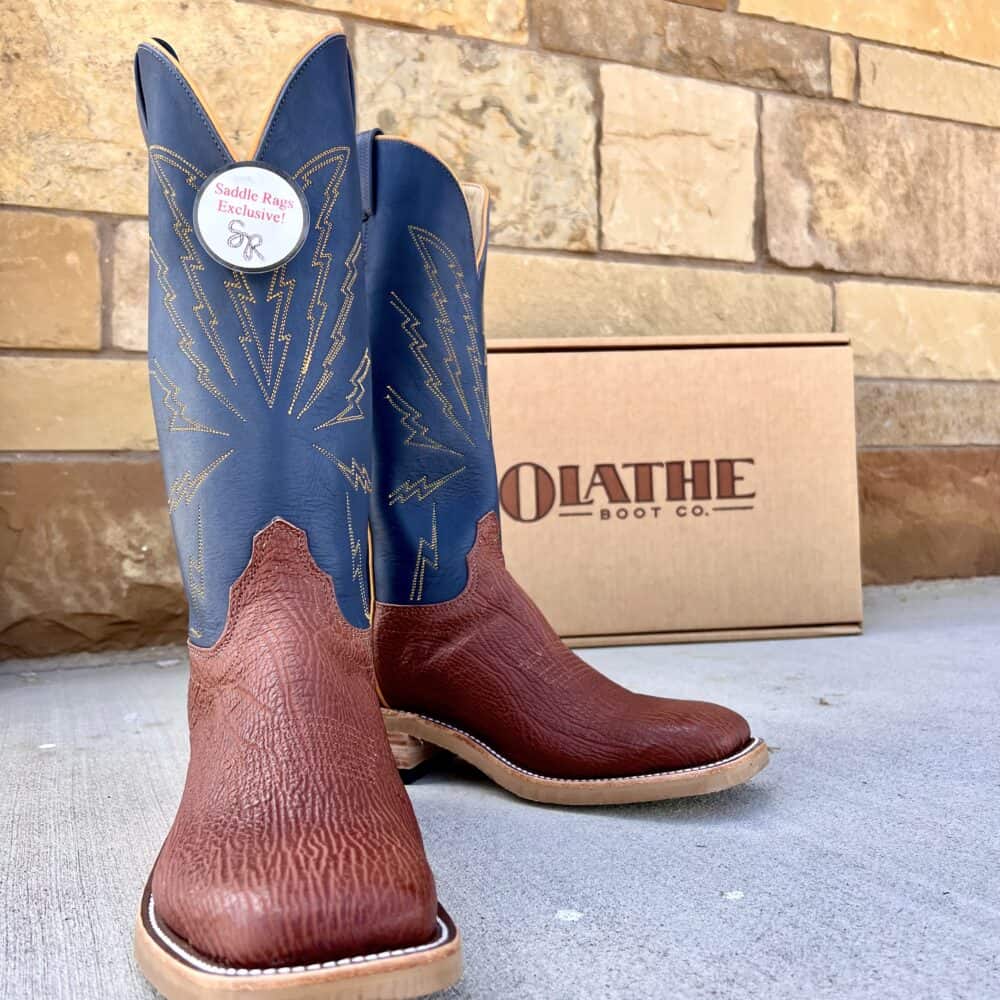 Olathe Men's Chili Shark Boot Saddle Rags