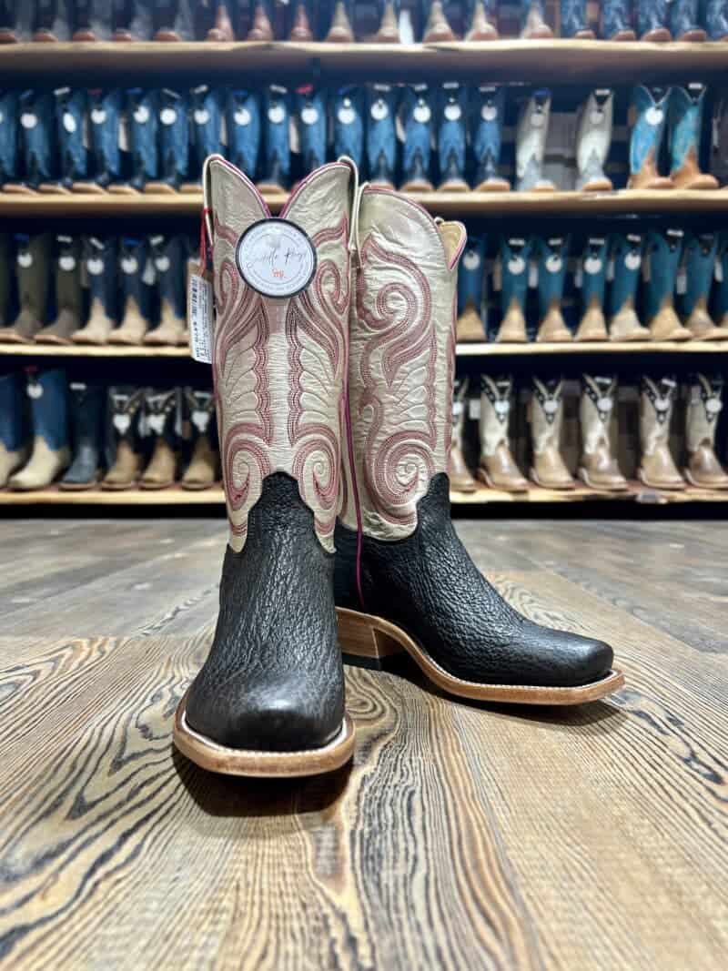 Olathe Women's Chocolate Shark Boot - Saddle Rags