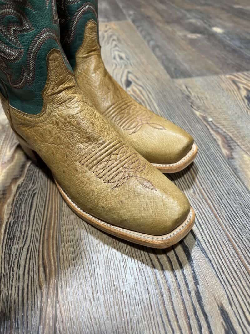 Antique Saddle Ostrich Cowboy Boots