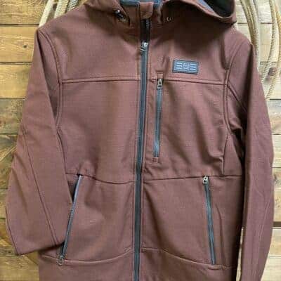 Mens Cinch Fleece Lined Bonded Red Jacket