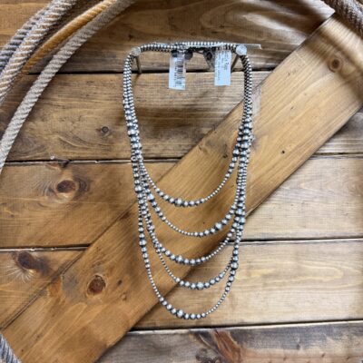 Navajo Pearl 3-8MM Graduated Groups Necklaces