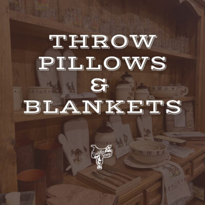 Throw Pillows & Blankets