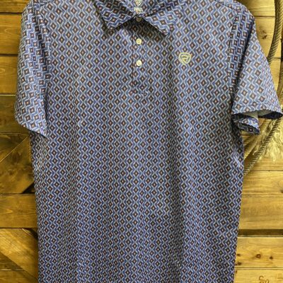 Mens Rock&Roll S/S Polo Mini Aztec