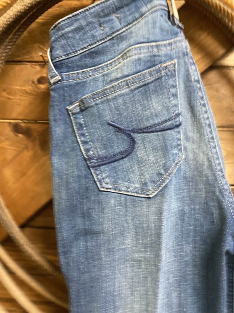 Ariat Pantalone Donna Pr Lennon Slim - Jeans Scuro Con Vita Sagomata