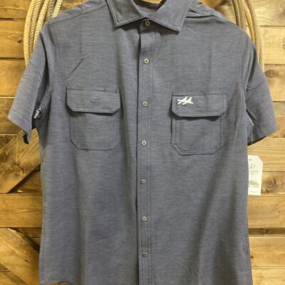 Mens 2Dove S/S Snap Shirt Navy