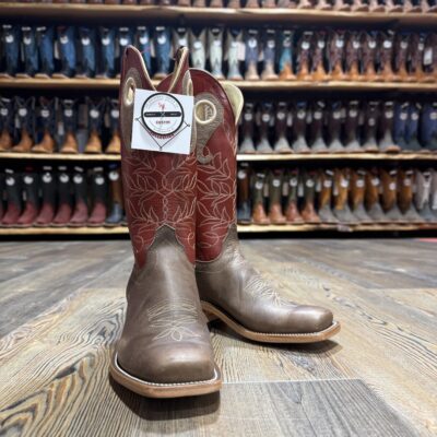 Olathe Cutter Toe Sand Angry Elk Boot