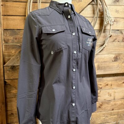 BRKWY Charcoal Long Sleeve Performance Shirt