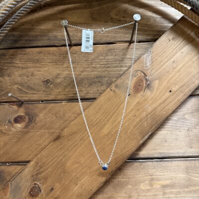 Lapis Single Stone Necklace