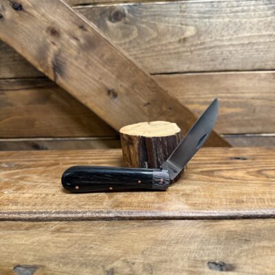 Otter Bergmann Knife - Ebony/Carbon Steel
