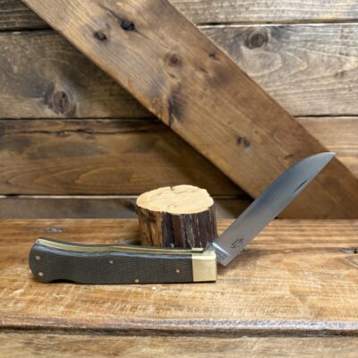 Otter Notschlachter Knife - Green Micarta/Stainless Steel