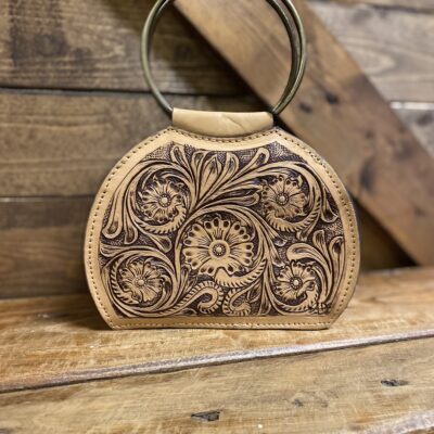 American Darling Tooled Leather Evening Bag