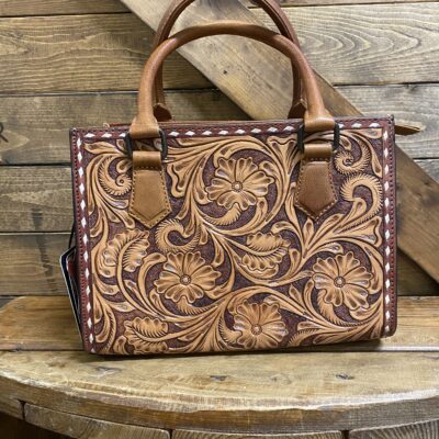 American Darling Tooled Leather Western Tote