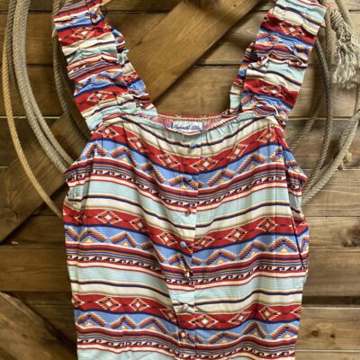 Womens Panhandle Slim Button Tank Aztec