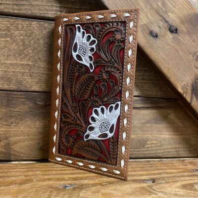 Nocona Rodeo Floral Wallet/Checkbook Cover