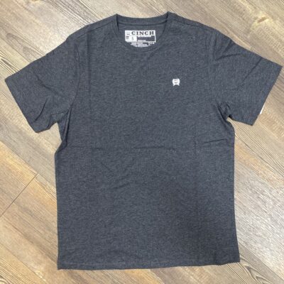 Mens Cinch S/S Tee Heathered Black