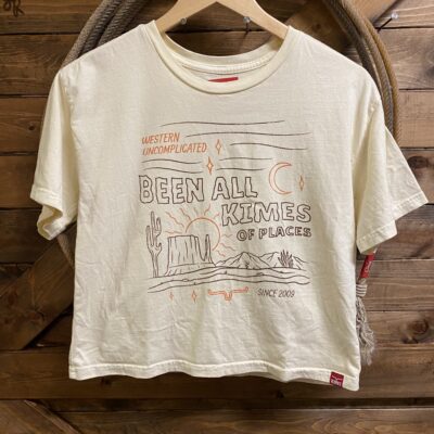 Womens Kimes S/S Kimes Places Cropped Tee