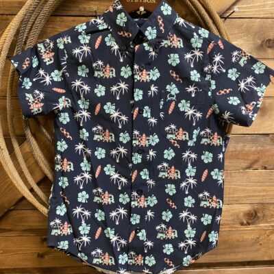Boys Cinch Arenaflex S/S Surf Bus