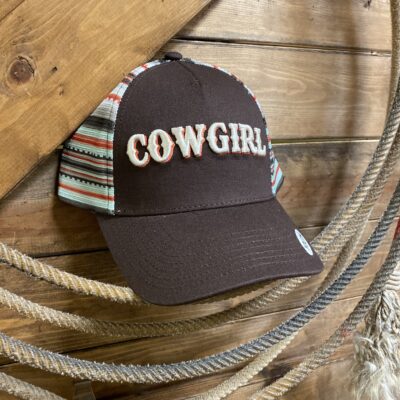 Girls Cruel Girls Cowgirl Baseball Cap Brown/Serape