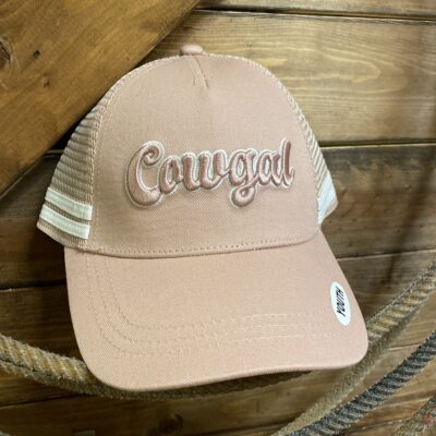 Girls Cruel Girls Cowgal Baseball Cap Pink/White