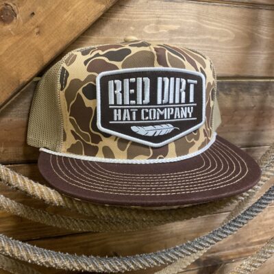 Red Dirt Hat Co. Camo Patch Rope Cap