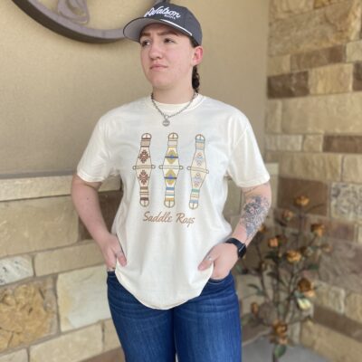 Saddle Rags Woven Cinch Tee