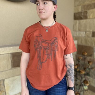 Saddle Rags SR Western Saddle Tee