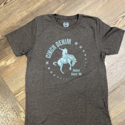 Cinch Boys Cinch Denim S/S Tee Charcoal