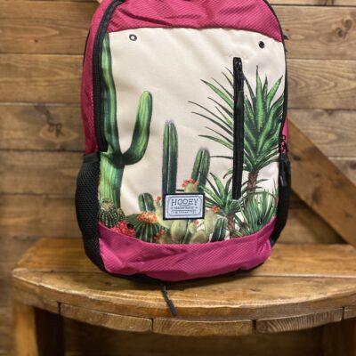 Hooey Rockstar Pink/Black Cactus Backpack