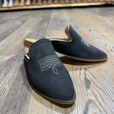 Agave Sky Adaire Toe Bug Mule - Black