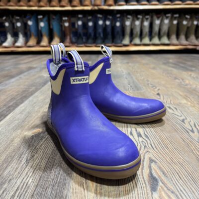 XTRATUF Men's 6" Ankle Deck Boot - Purple Tailgate