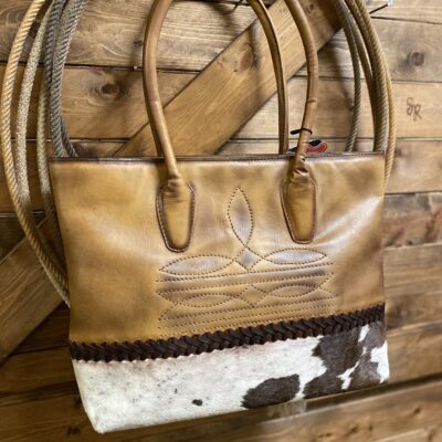 American Darling Toe Bug/Cowhide Handbag