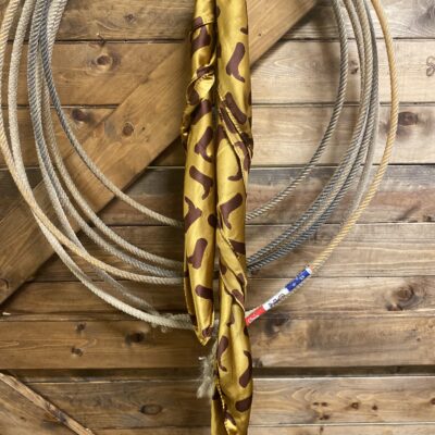 Gold/Brown Boots Wild Rag