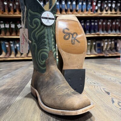 Anderson Bean Men's Rustwood Camel - Hunter Green Boot