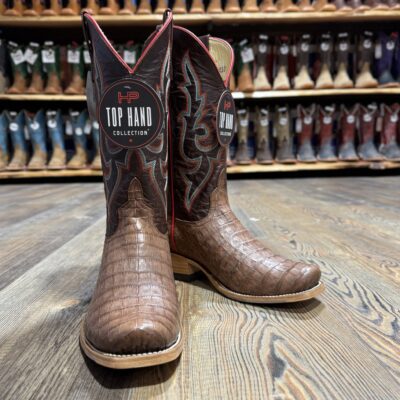 Horse Power Top Hand Post Oak Caiman Belly Boot