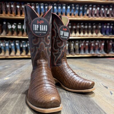 Horse Power Top Hand Post Oak Caiman Belly Boot
