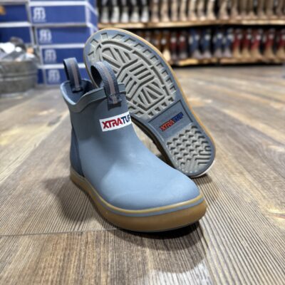 XTRATUF Kid's 4" Ankle Deck Boot - Stormy Blue