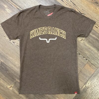 Mens Kimes Ranch University Tee Espresso