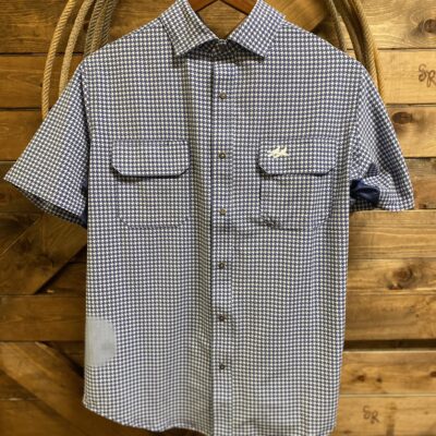 Mens Two Dove Ultimate Outdoor S/S Rio Houndstooth
