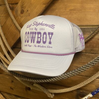 Saddle Rags Cap Silver Foam/Purple