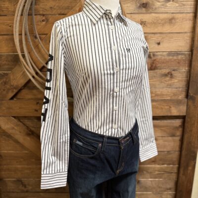 Womens Ariat L/S Kirby Button Down Team Ariat
