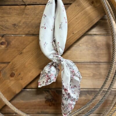 Garden Charmeuse Shorty Wild Rag 20"