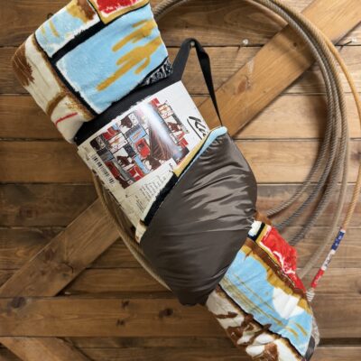 Kids Vintage Western Plush Slumber Bag