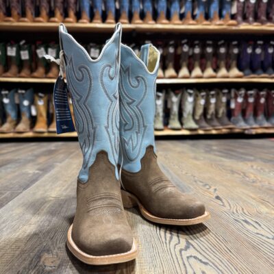 R Watson Women's Chocolate Rough-Out Boot