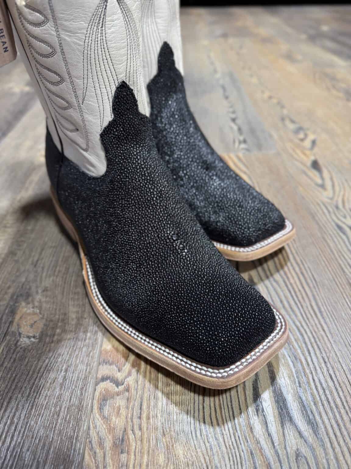 Anderson Bean Men's Black Stingray Boot - Saddle Rags