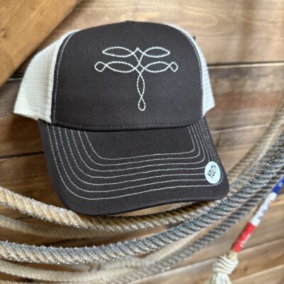 Youth Girls Cruel Girls Cap  Brown Stitch