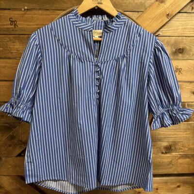 Womens Layerz Lauren 1/4 Button Blouse